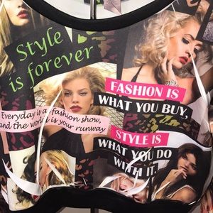 cleo Tops - CLEO Fashion Crop Top Large cleo Tops - CLEO Fashion Crop Top Large